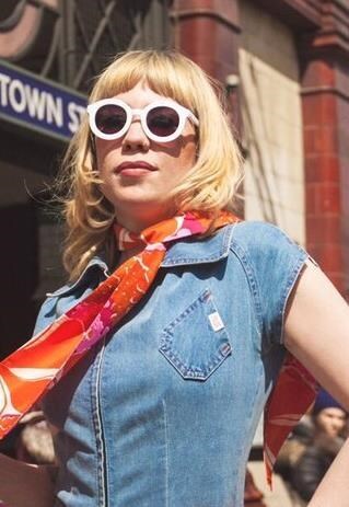 90S VINTAGE WHITE SUNGLASSES