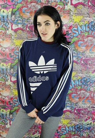 VINTAGE ADIDAS 90S SWEATSHIRT. BRANDED SPORTSWEAR.