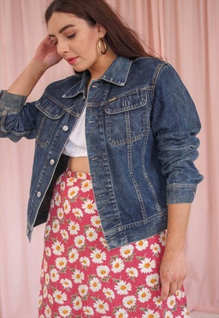 VINTAGE 90S DIESEL DENIM JACKET IN FADED WASH