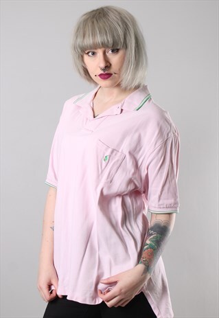 VINTAGE POLO RALPH LAUREN PINK POLO SHIRT XL
