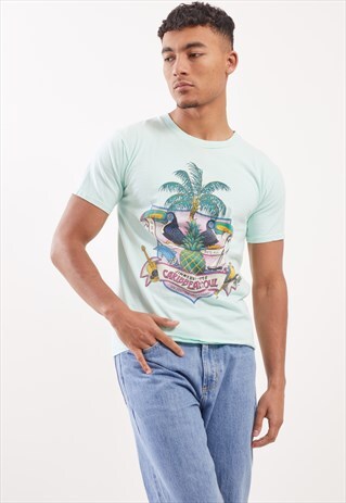 VINTAGE CARIBBEAN SOUL GRAPHIC PRINT T-SHIRT