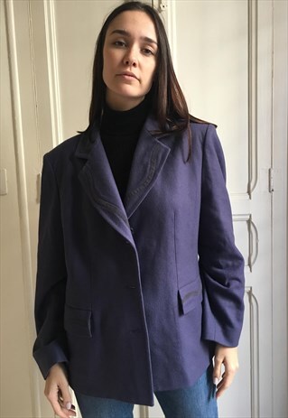 VINTAGE CUTE CLASSIC AND ELEGANT PURPLE JACKET