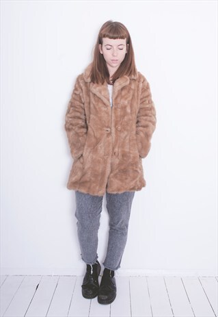 VINTAGE FAUX FUR JACKET