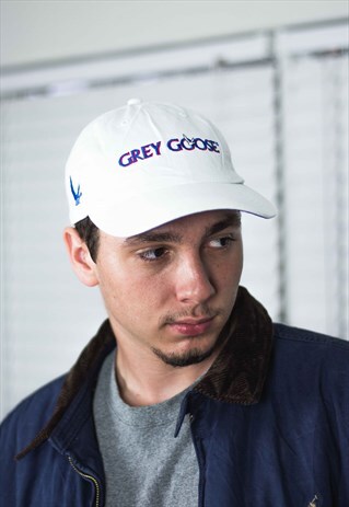 VINTAGE GREY GOOSE CAP HAT LOGO X 3