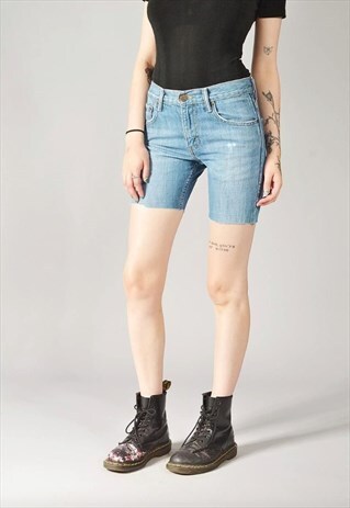 VINTAGE LEVI'S 511 DENIM SHORTS MID BLUE