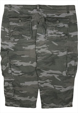 George 90's Camo Shorts Shorts 42 Khaki Green