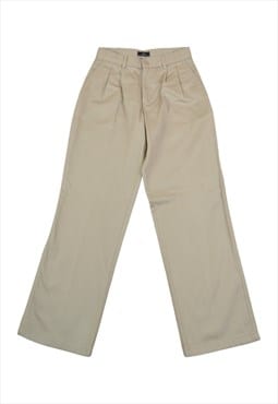 Vintage Dockers Chino Cotton Pants Beige Ladies W26 L28