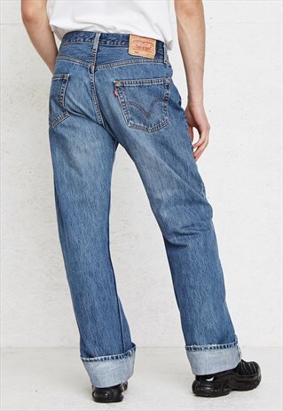 VINTAGE BLUE LEVI'S 501 FIT DENIM JEANS
