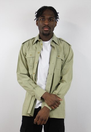 VINTAGE BEIGE 90S SHIRT