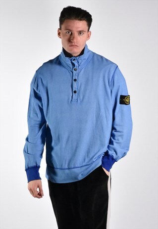 2011 STONE ISLAND QUARTER ZIP PULLOVER SWEATSHIRT