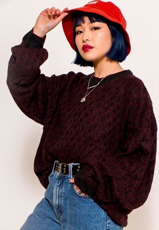 VINTAGE 80'S GRUNGE KNIT