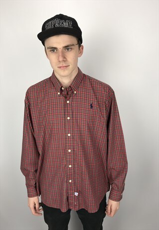 90S VINTAGE RALPH LAUREN CHECK SHIRT