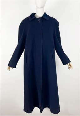 Vintage Long Wool and Cashmere Coat