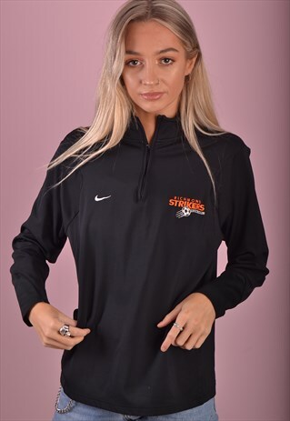 BLACK NIKE 1/4 ZIP PULLOVER GTJ3300
