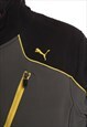 PUMA 90'S FLEECE LINED. WINDBREAKER YOUTH LARGE GREY