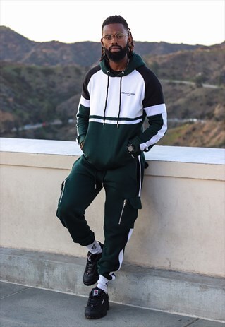 forest green tracksuit womens
