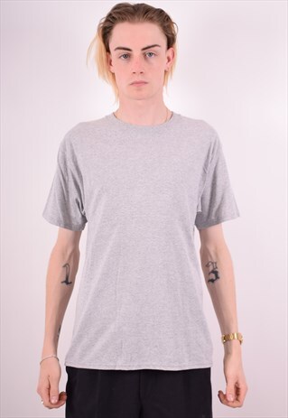CHAMPION MENS VINTAGE T-SHIRT TOP MEDIUM GREY 90S