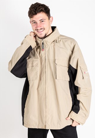 VINTAGE 80S CHAPS BY POLO RAPH L SHELL SPORT JACKET / S0849