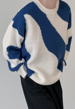 Men's cow pullover sweater S VOL.1