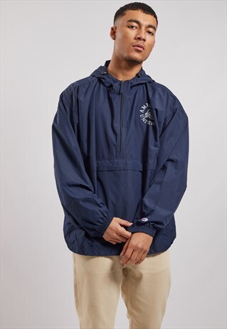 VINTAGE CHAMPION 1/4 ZIP WINDBREAKER JACKET
