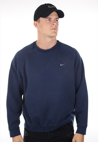 VINTAGE 90S NIKE SMALL LOGO SWEATSHIRT JUMPER