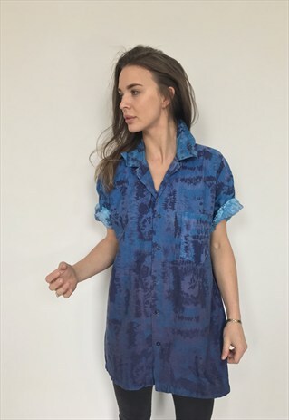 PATTERNED OVERSIZED RETRO VINTAGE UNISEX FESTIVAL SHIRT