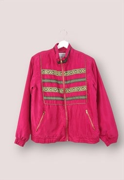 Vintage  Crazy Track Jacket Circus in Pink S