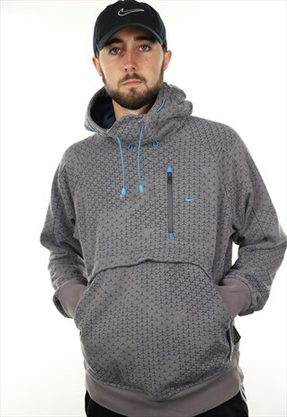 VINTAGE NIKE AIR SNOOD NECK HOODIE SWEATSHIRT