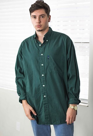 VINTAGE NAUTICA SHIRT LOGO 90S XL 13.5