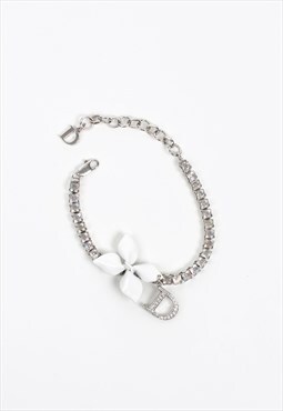 Christian Dior Swarovski Flower Bracelet