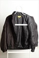 VINTAGE DUNLOP WORKWEAR WINDBREAKER LOGO JACKET BLACK