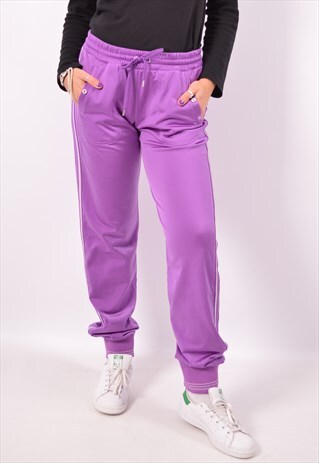VINTAGE CHAMPION TRACKSUIT TROUSERS PURPLE