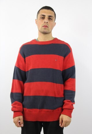 VINTAGE TOMMY HILFIGER STRIPED JUMPER