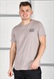 Vintage Reebok T-Shirt Grey Short Sleeve Sports Tee Medium