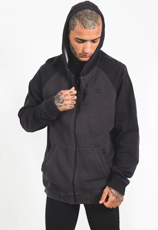 VINTAGE 80S ADIDAS FULL ZIP HOODIE / S4302
