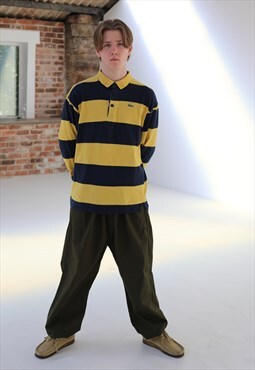 Vintage Lacoste stripe rugby shirt 