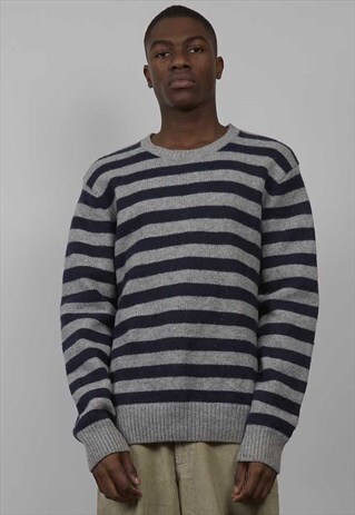 VINTAGE 90'S CARHARTT STRIPED JUMPER