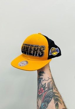 vintage LA Lakers mitchell and ness Embroidered Hat Cap