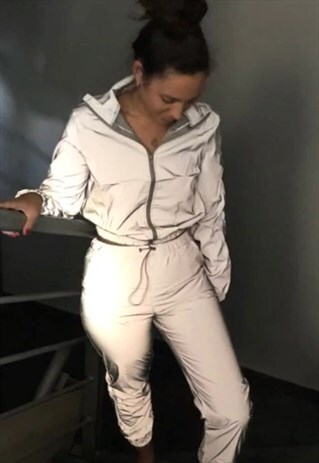 REFLECTIVE 2 PIECE SET TRACKSUIT