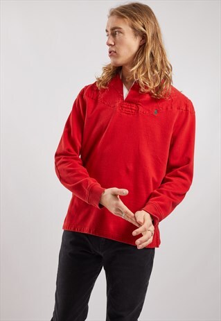 VINTAGE RALPH LAUREN LONGSLEEVE POLO TOP