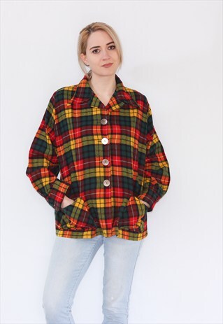 VINTAGE 80'S WOOL SHIRT