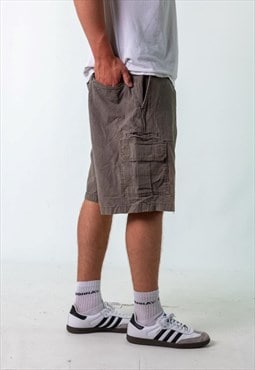 Khaki Green 90s Dickies Canvas Carpenter Jorts Shorts