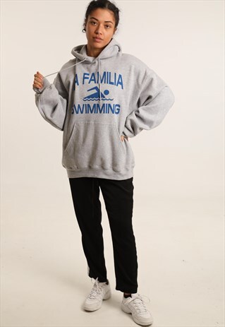 VINTAGE CHAMPION PRINTED HOODIE
