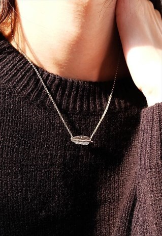 LEAF STERLING SILVER NECKLACE