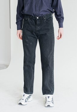 Vintage 90s Classic 501 Black Denim Jeans Men W37/L32