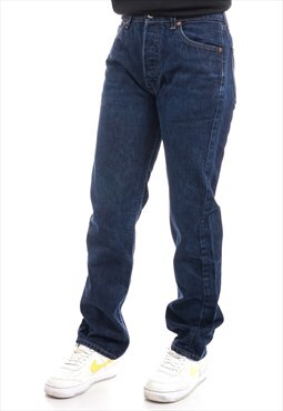 Vintage Levis 501 Dark Wash Blue Denim Jeans