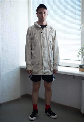 VINTAGE 80'S BEIGE PARKA