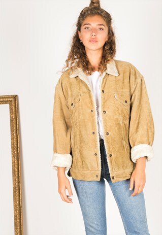 VINTAGE 80S LEVIS WINTER SHEEPSKIN JACKET / R1201C706