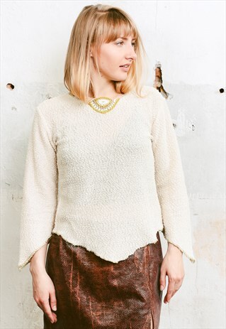 VINTAGE 90S FESTIVAL CROCHET TOP