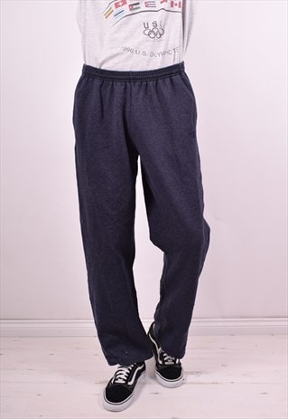 CHAMPION MENS VINTAGE TRACKSUIT TROUSERS W32 L30 BLUE 90'S